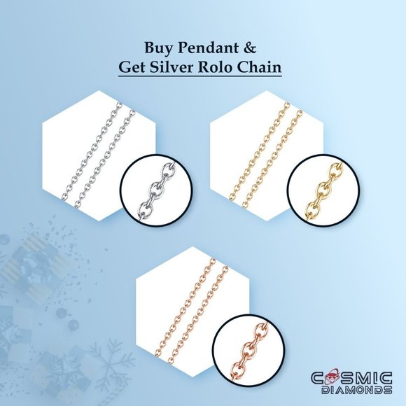 Real Diamond Party Wear Unique Pendant Yellow Gold - Picture 5 of 6